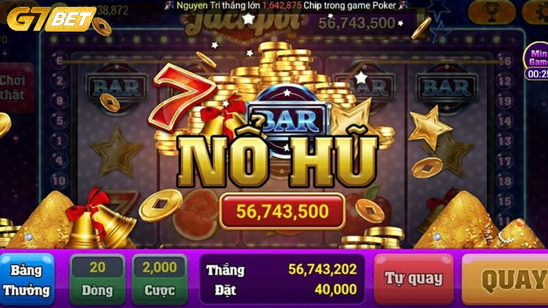 Tổng hợp các tựa game tại sảnh nổ hũ G7BET